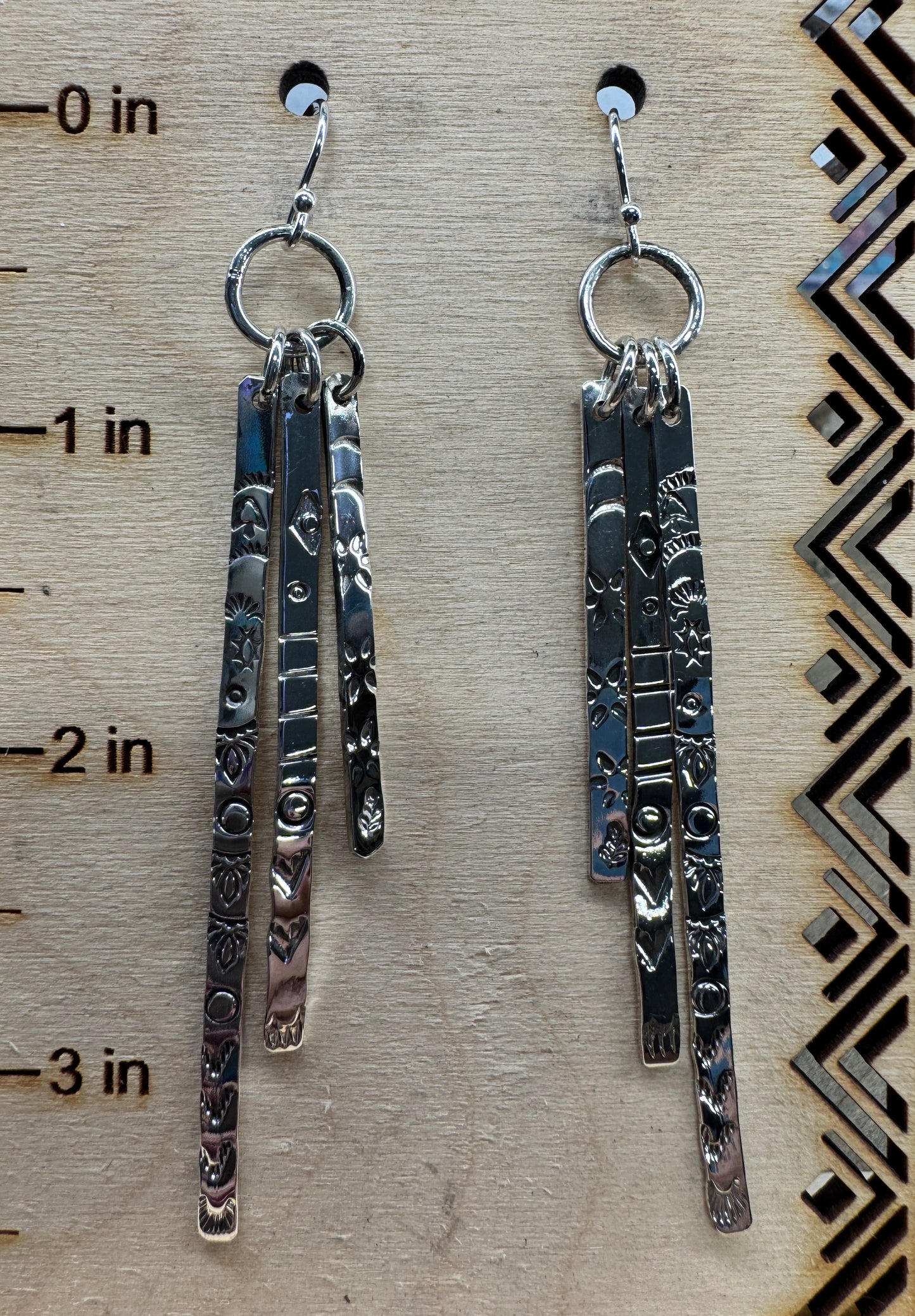 3 Bar Dangle Earrings