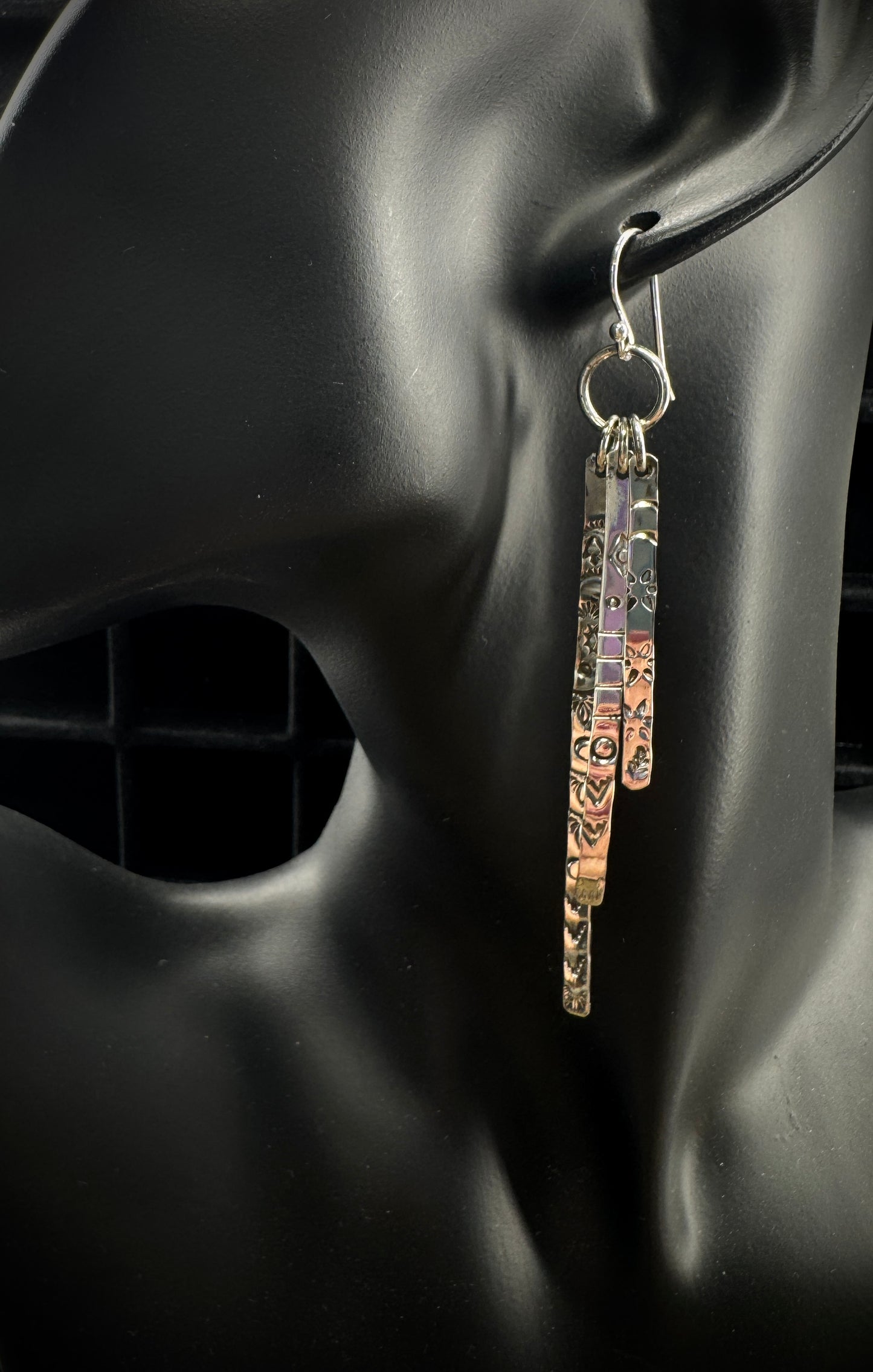 3 Bar Dangle Earrings