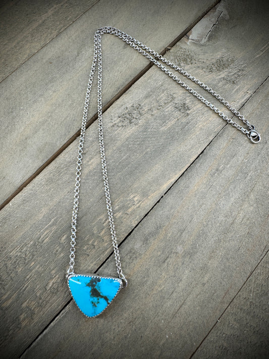 Turquoise Triangle Pendant
