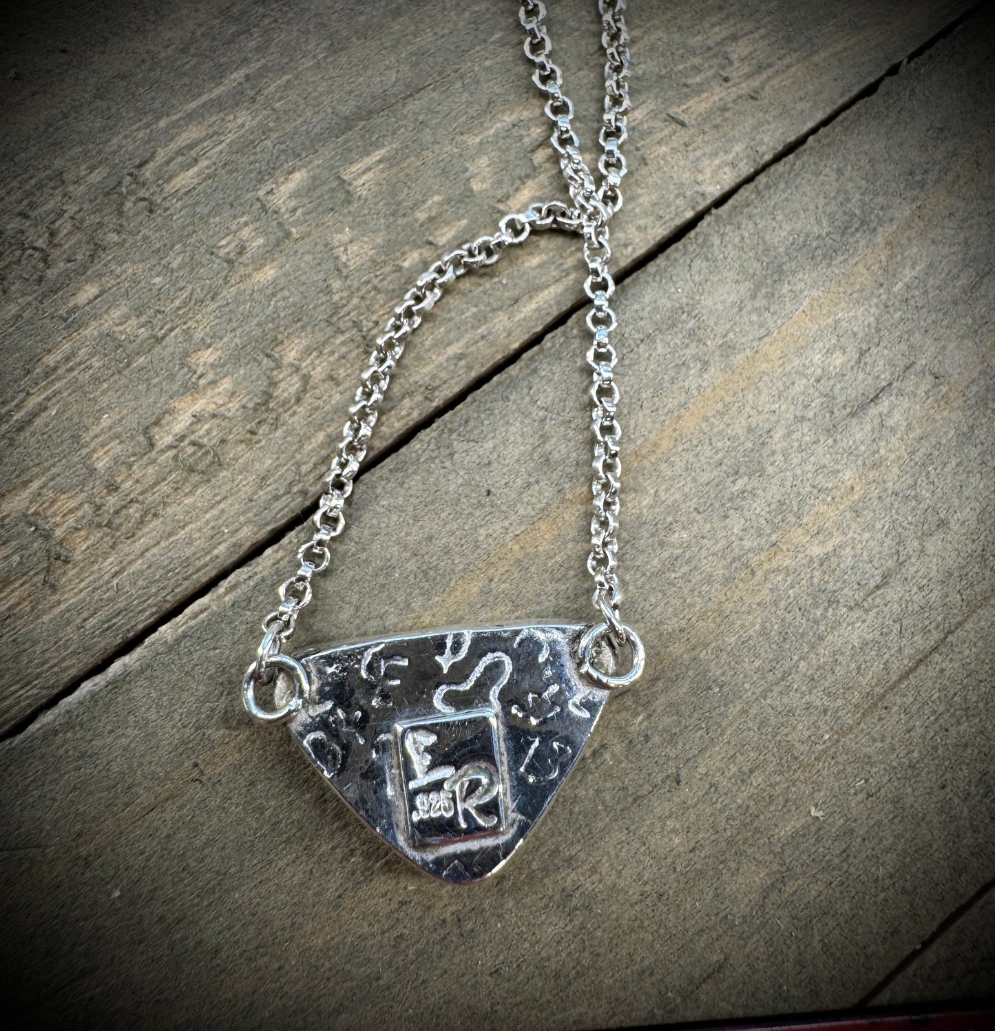 Turquoise Triangle Pendant