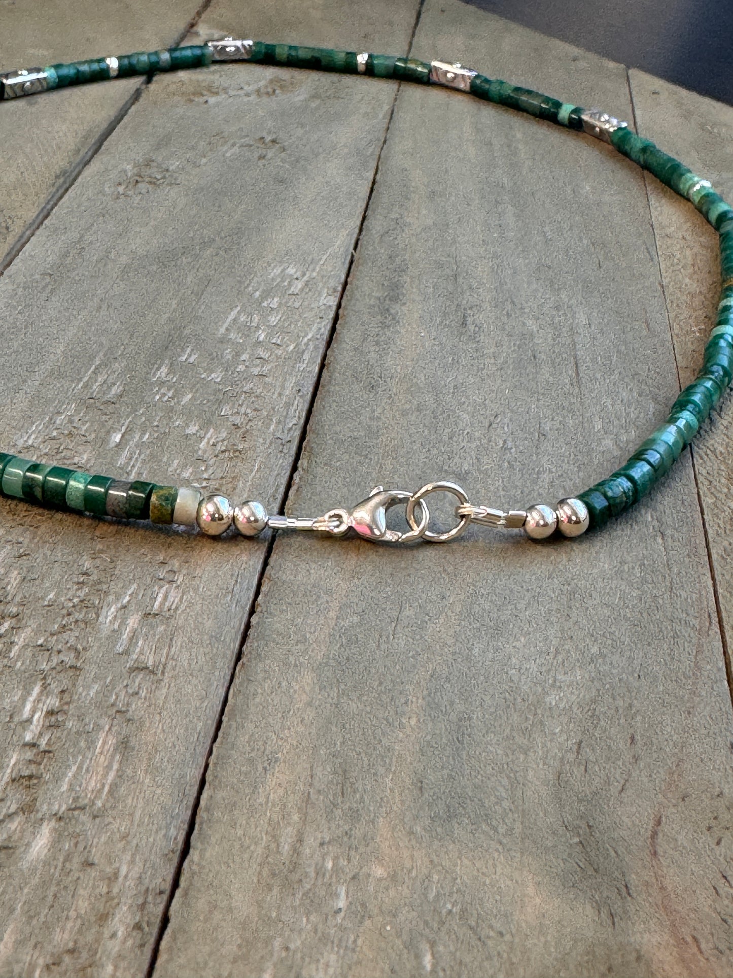 African Green Jade Necklace