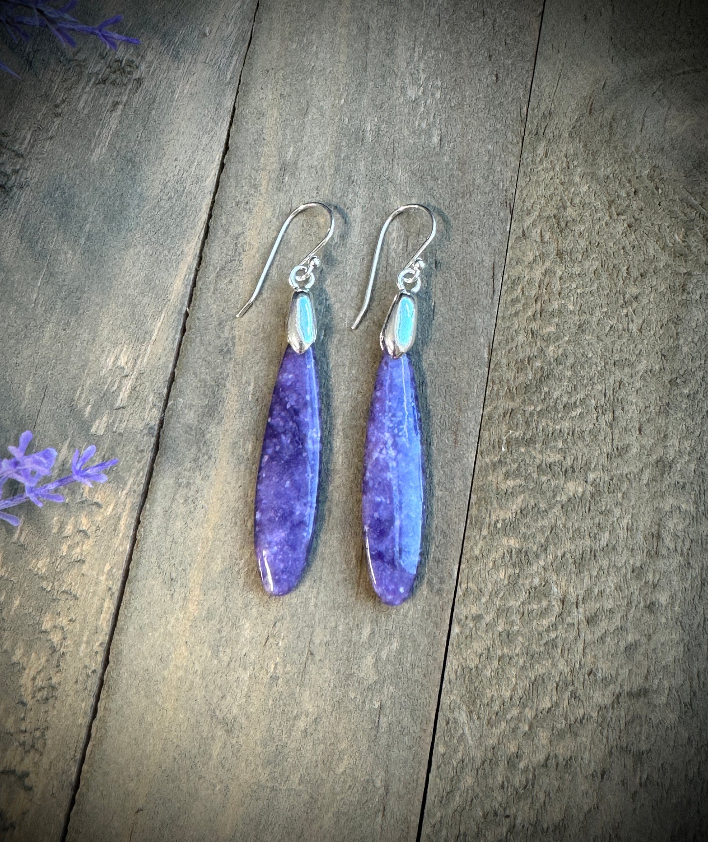 Lepidolite Earrings