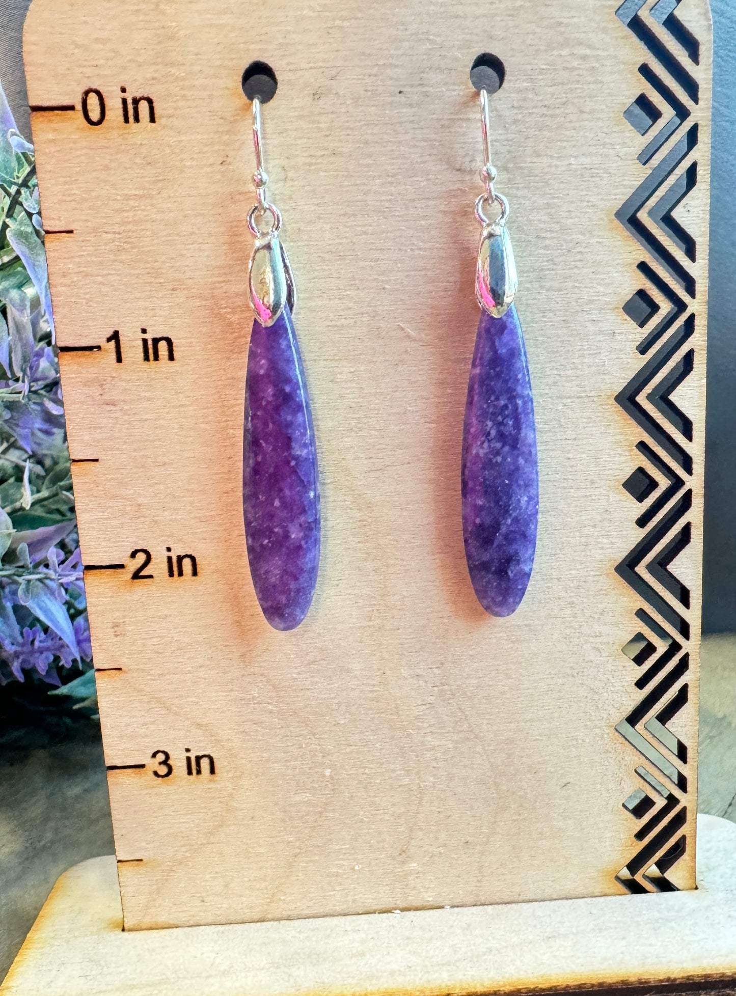 Lepidolite Earrings