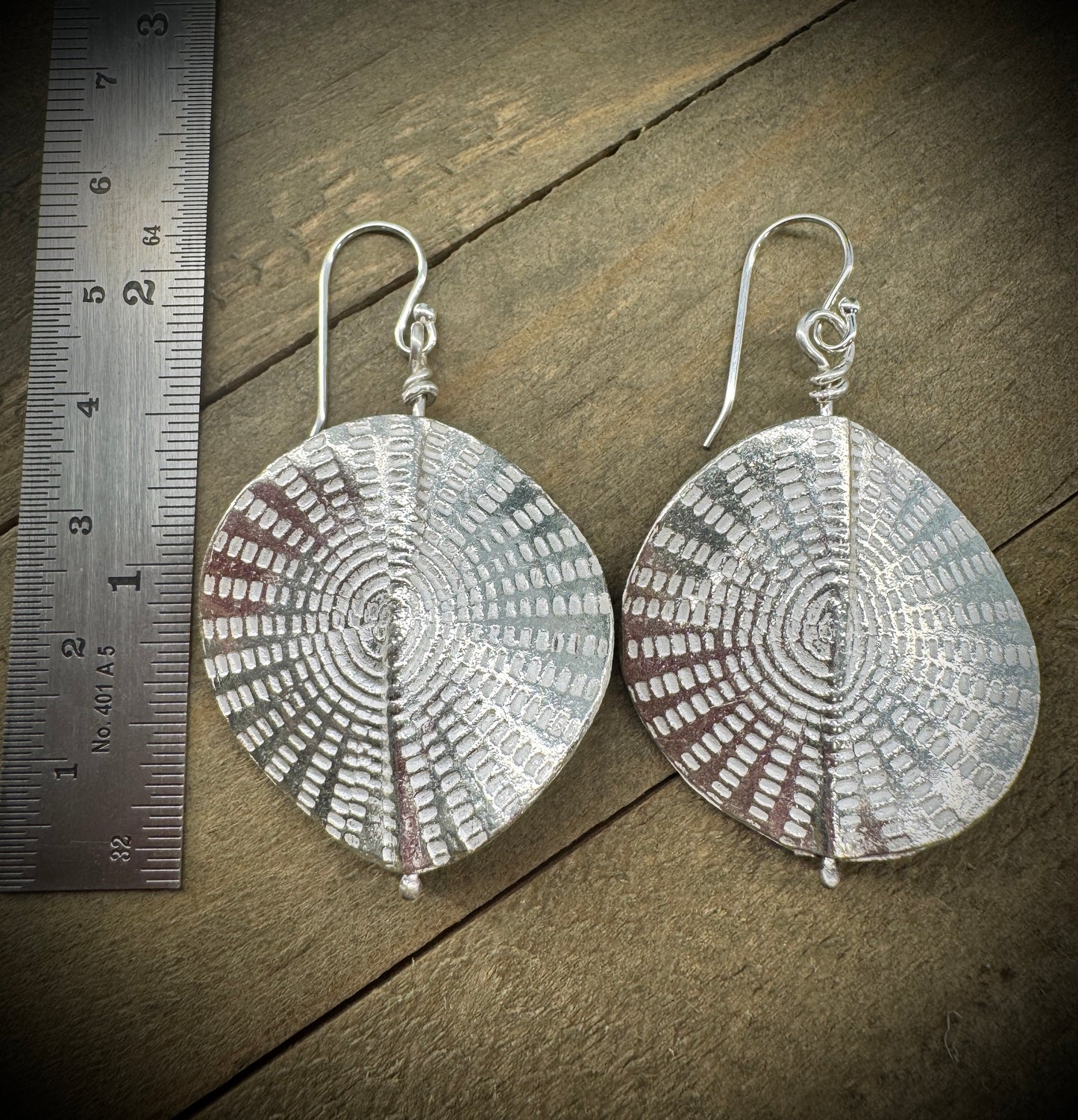 Thai Silver Earrings - Round