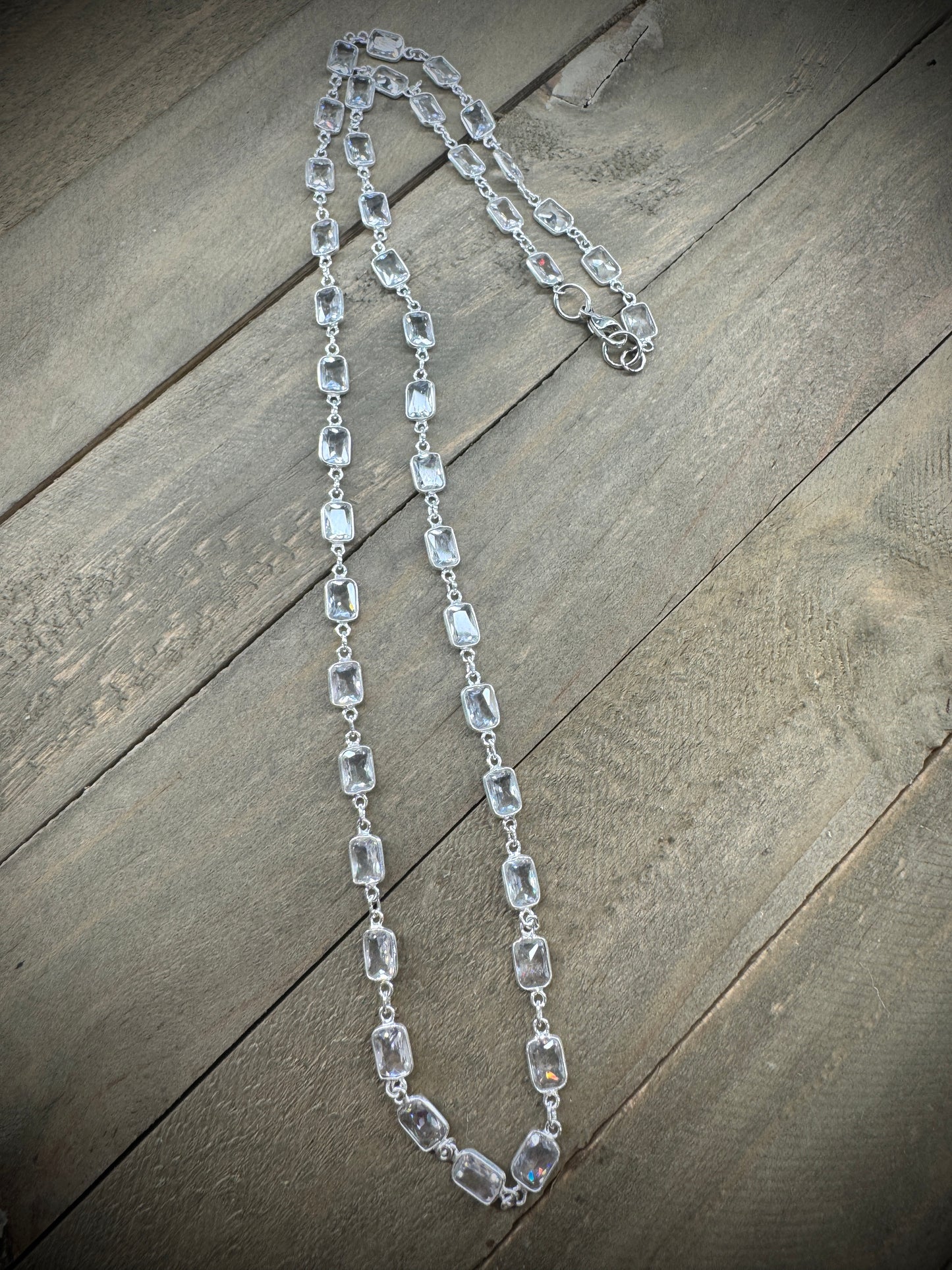 Sterling and Crystal Necklace