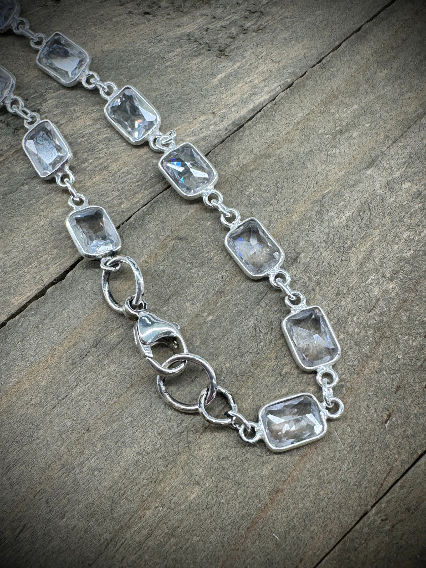 Sterling and Crystal Necklace