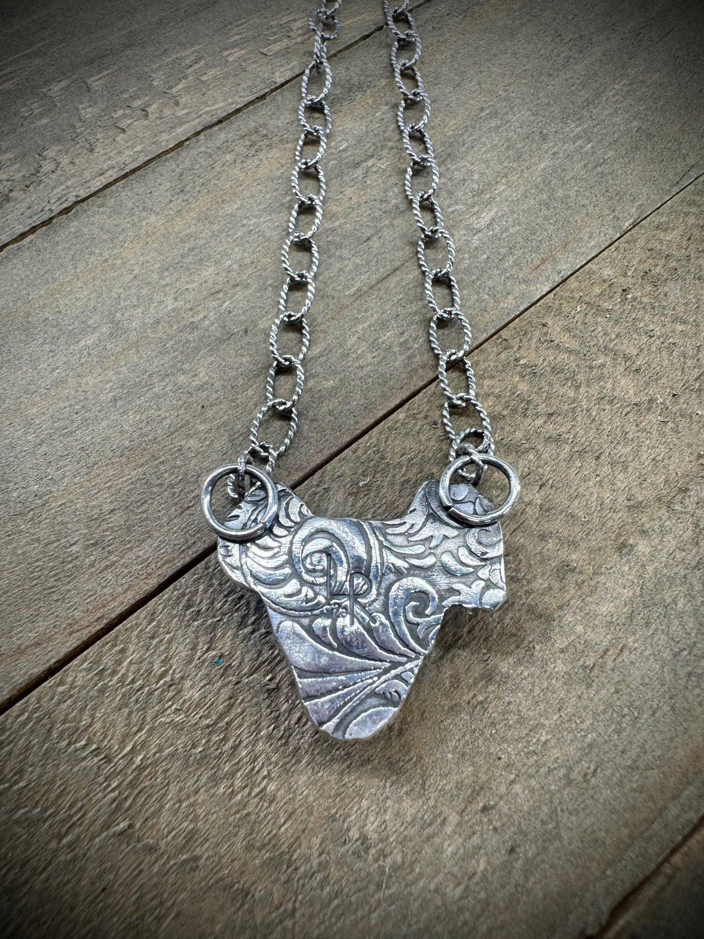 Turquoise Steer Necklace