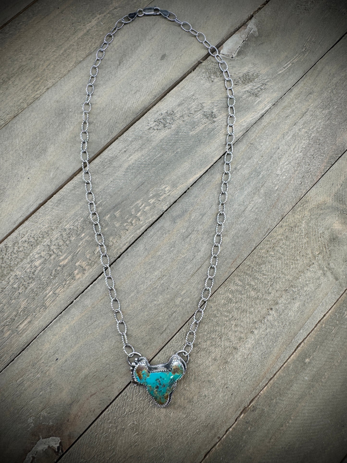 Turquoise Steer Necklace