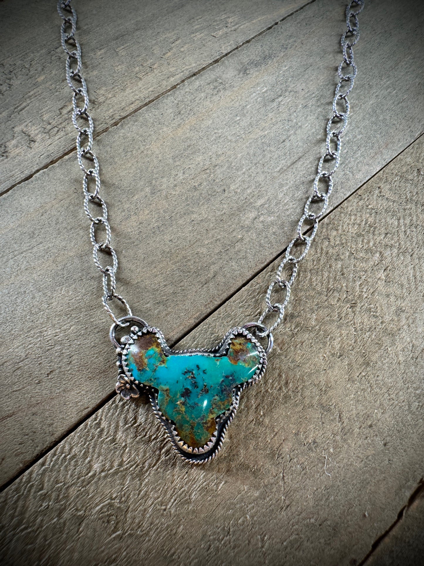 Turquoise Steer Necklace