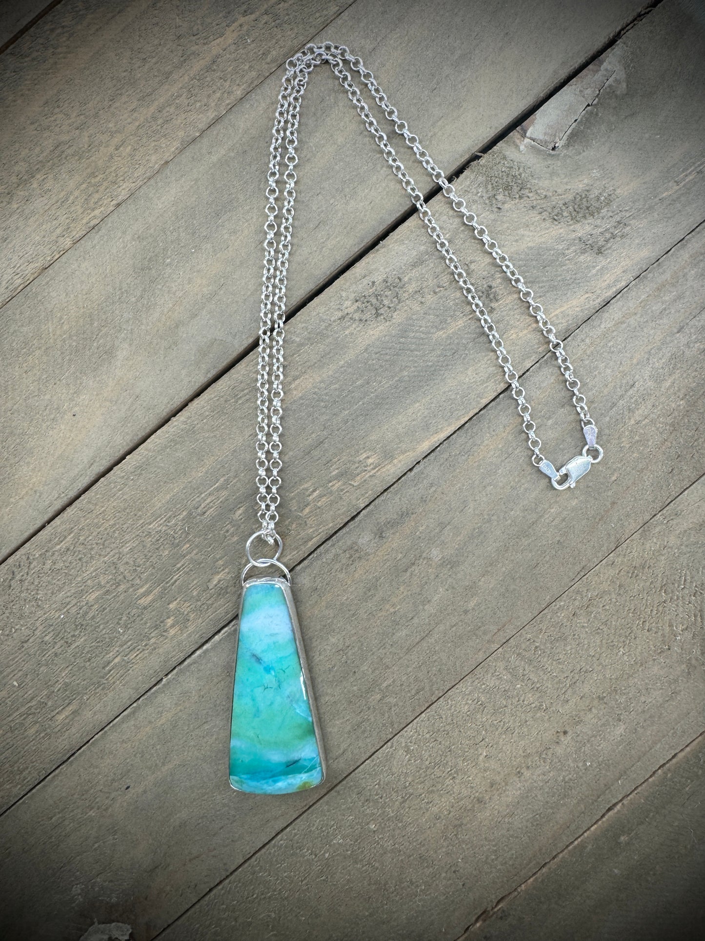 Opalized Petrified Wood Necklace