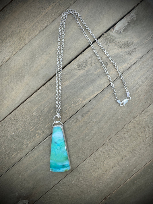 Opalized Petrified Wood Necklace