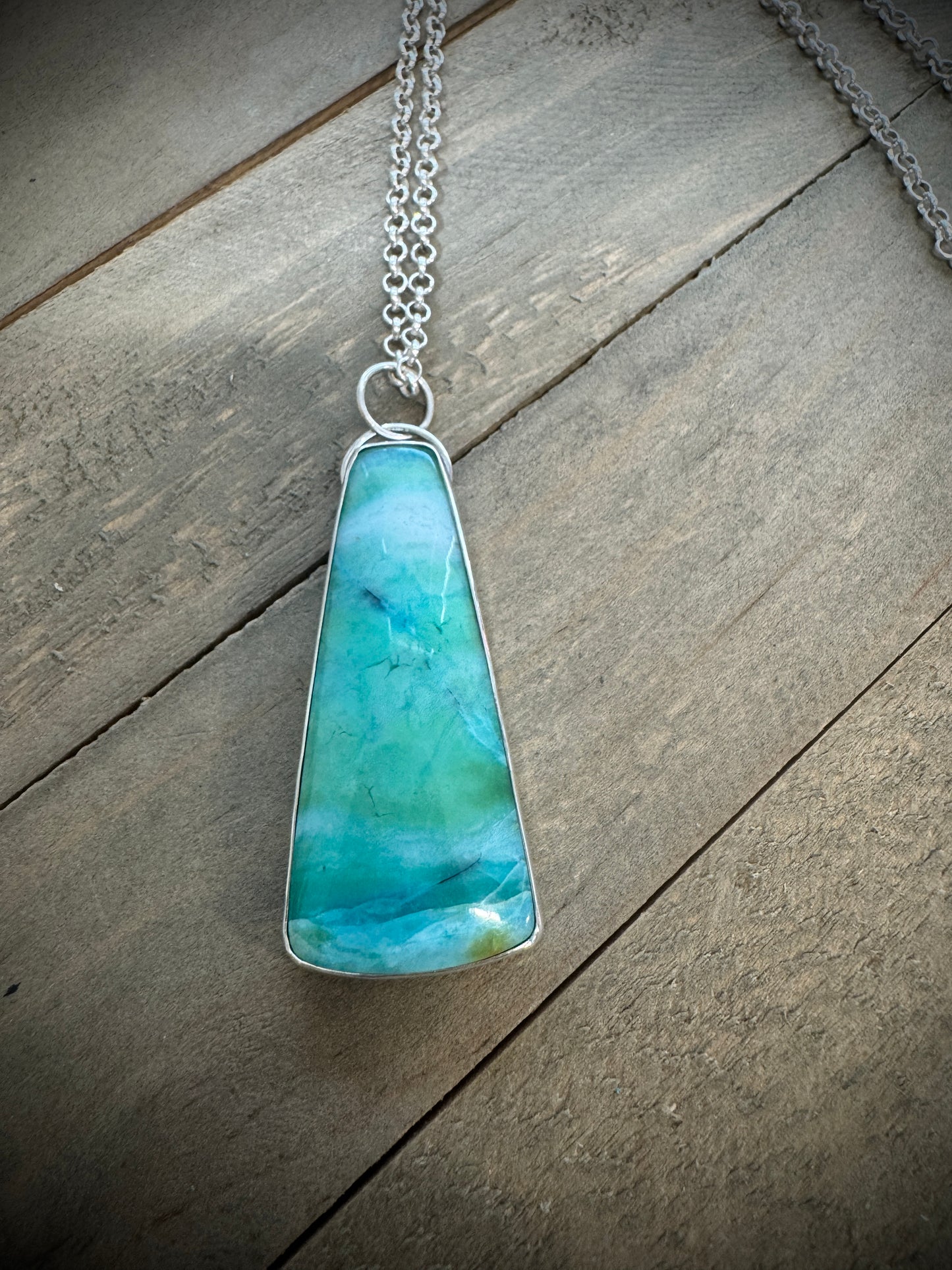 Opalized Petrified Wood Necklace