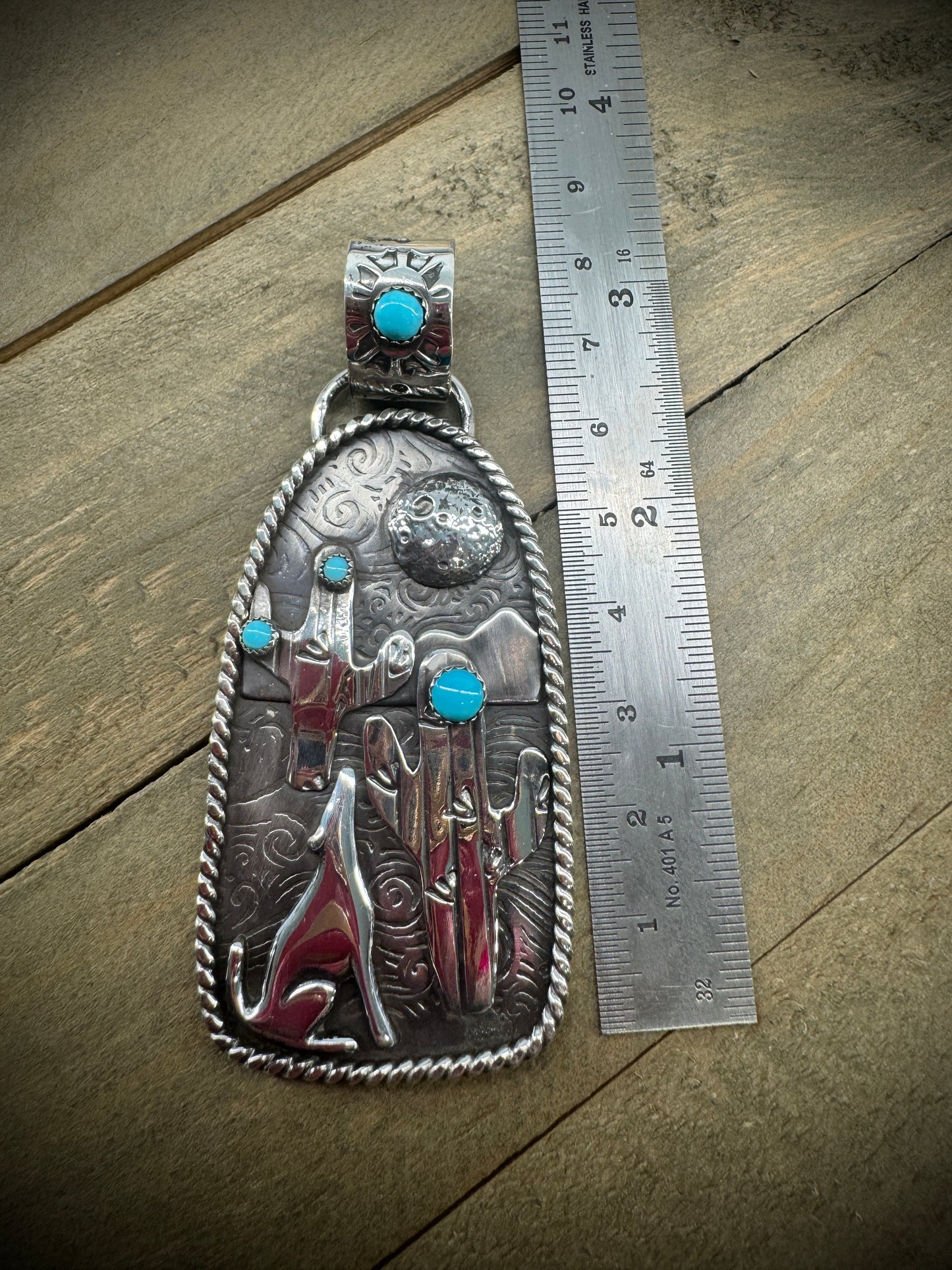 Howling at the Moon Pendant