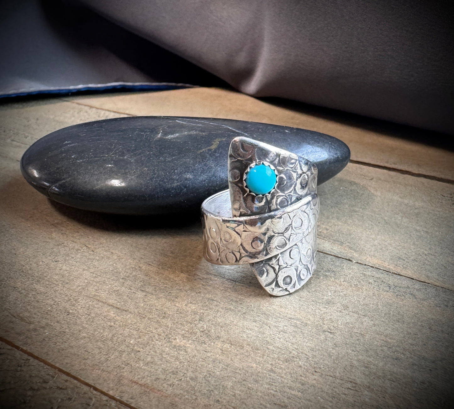 Wrapped Ring with Turquoise