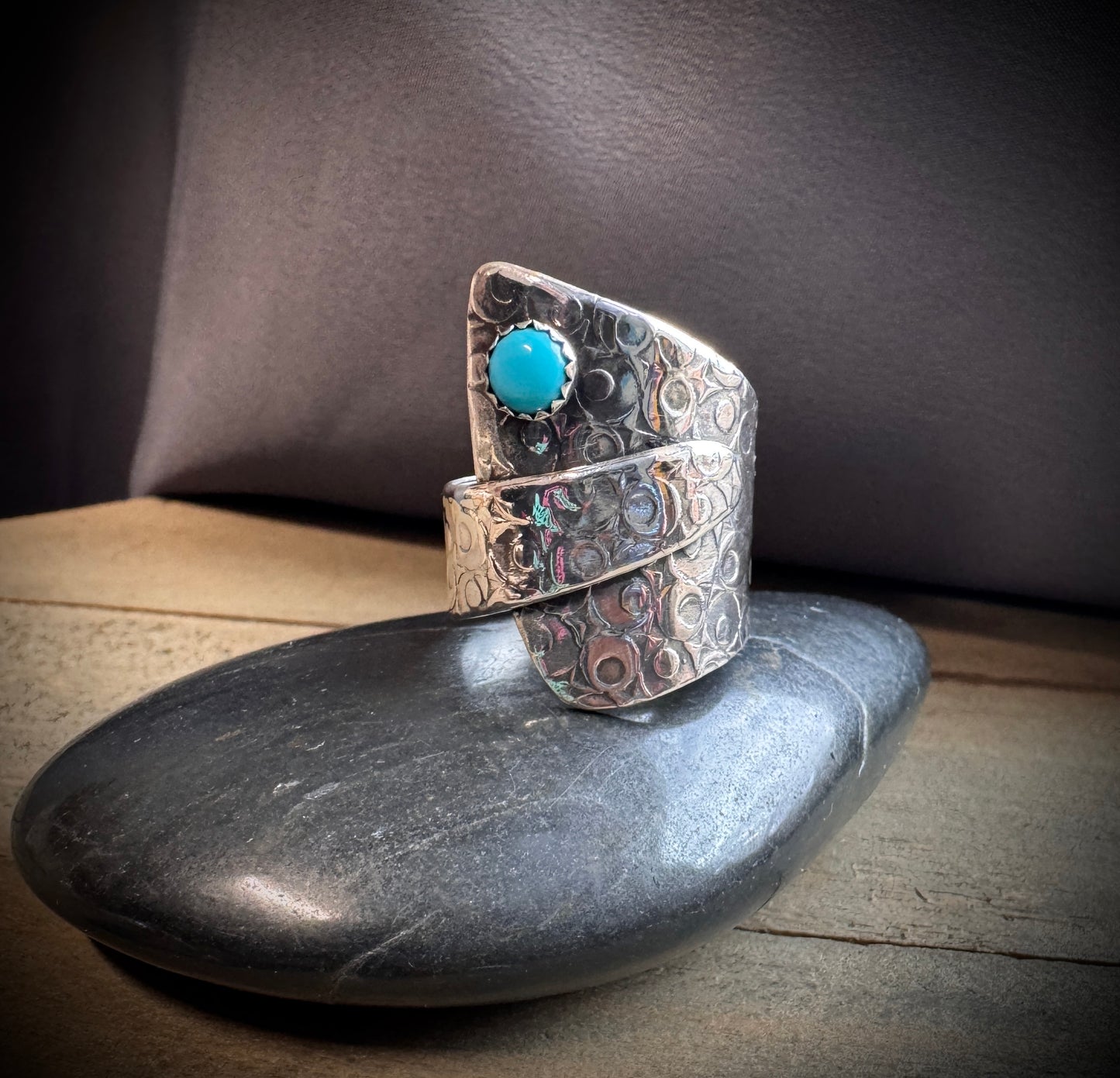 Wrapped Ring with Turquoise