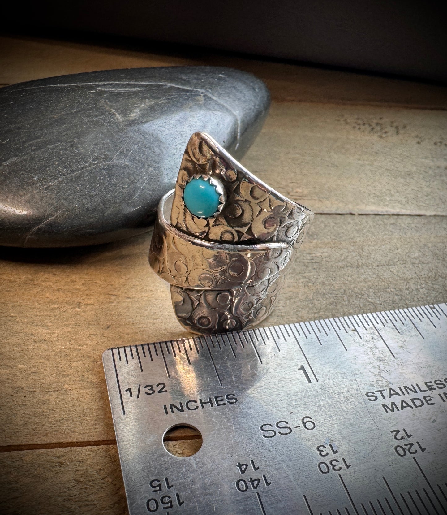 Wrapped Ring with Turquoise