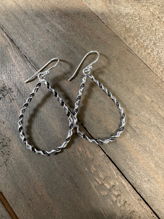 Twisted Teardrop Earrings