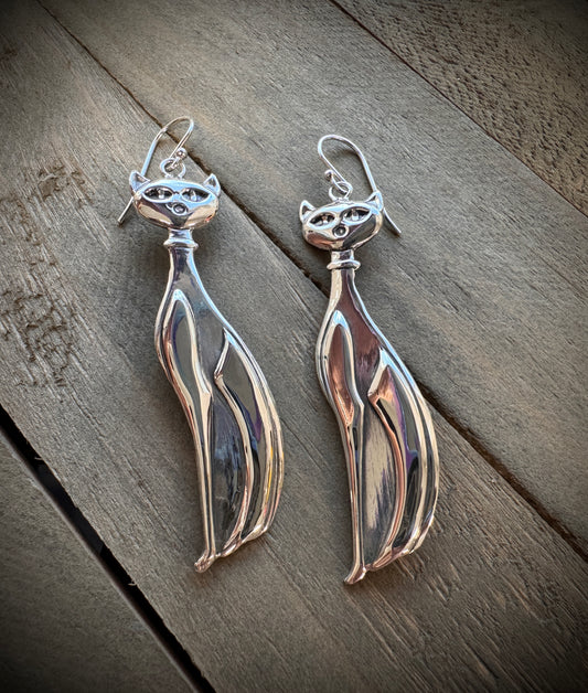 Sophisticated Cat Earrings